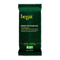 Barre protéinée au cacao et à la noisette