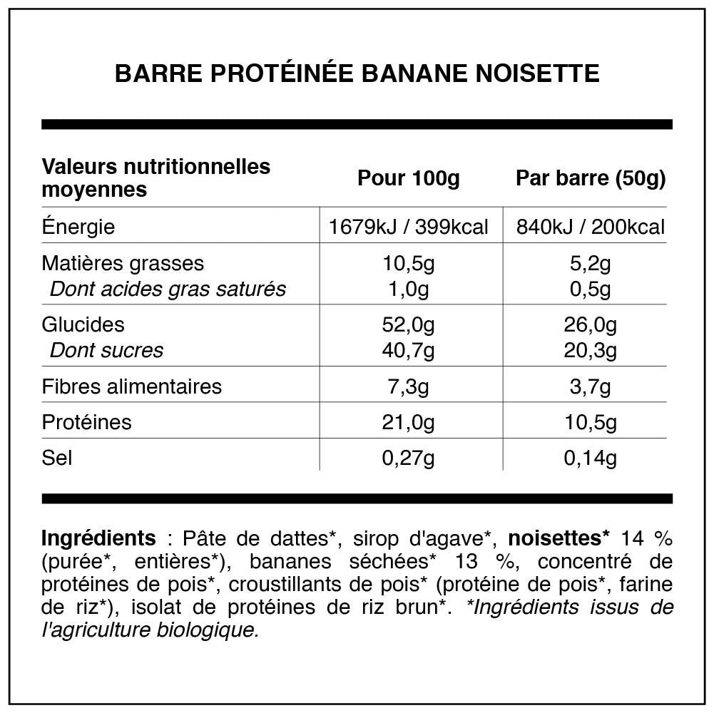 Banane - Noisette